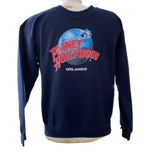 💎 Planet Hollywood Navy Crewneck Size S